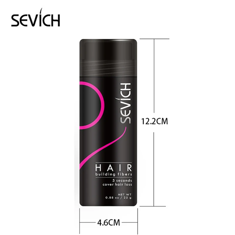 

Hair Building Fibers Keratin Thicker Anti Hair Loss Products Concealer Refill Thickening Fiber Hair Powders Growth sevich 25g