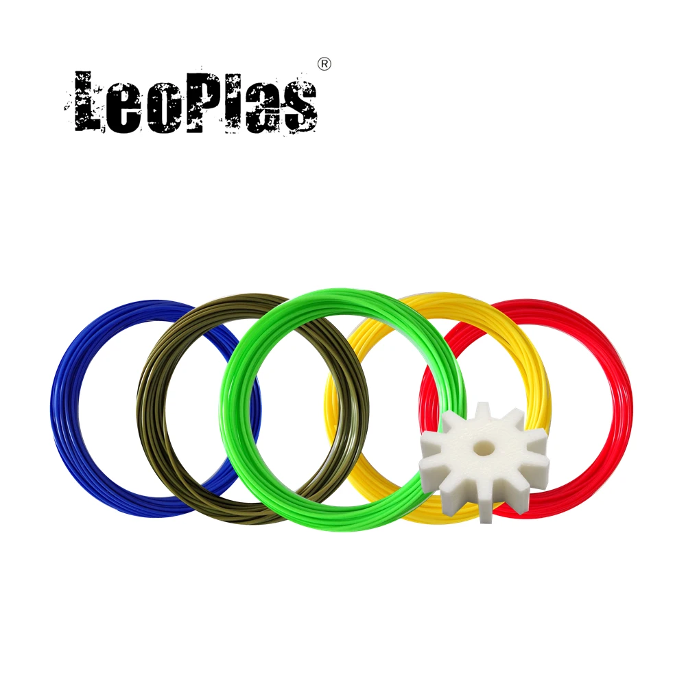 LeoPlas 1 75 мм 10 и 20 метров нить POM образец для ручки 3D-принтера FDM расходные материалы