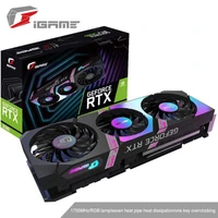 colorful graphics card igame for geforce rtx 3080 ultra oc 10g rtx 3060 3070ti 1710 1755mhz 192256320bit gaming graphics card