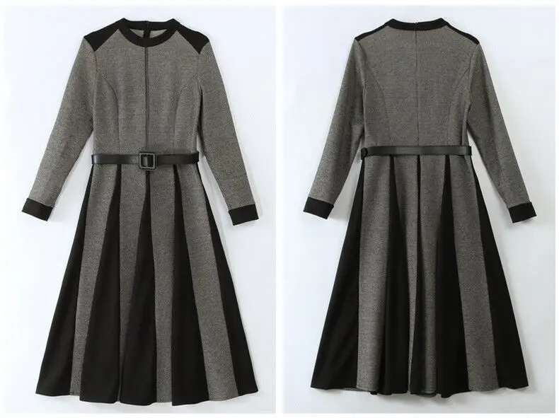 Женское платье трапециевидной формы Элегантное повседневное облегающее до