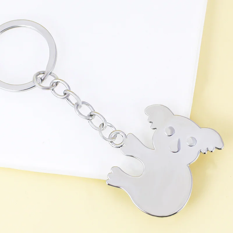 

Fashion personality metal retro large Pegasus balloon dog koala snake dinosaur keychain bag pendant car decoration
