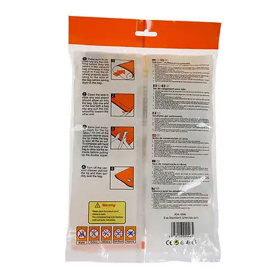 Прозрачный вакуумный мешок складной сжатый многоразовый Органайзер с