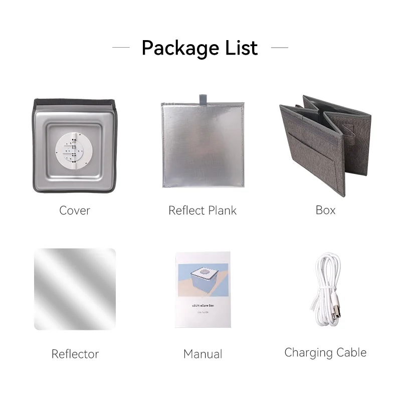 eSUN Cure 3D UV Curing Light Box for SLA/DLP/LCD Printer Model Secondary Enclosure Versatile Boxes | Компьютеры и офис