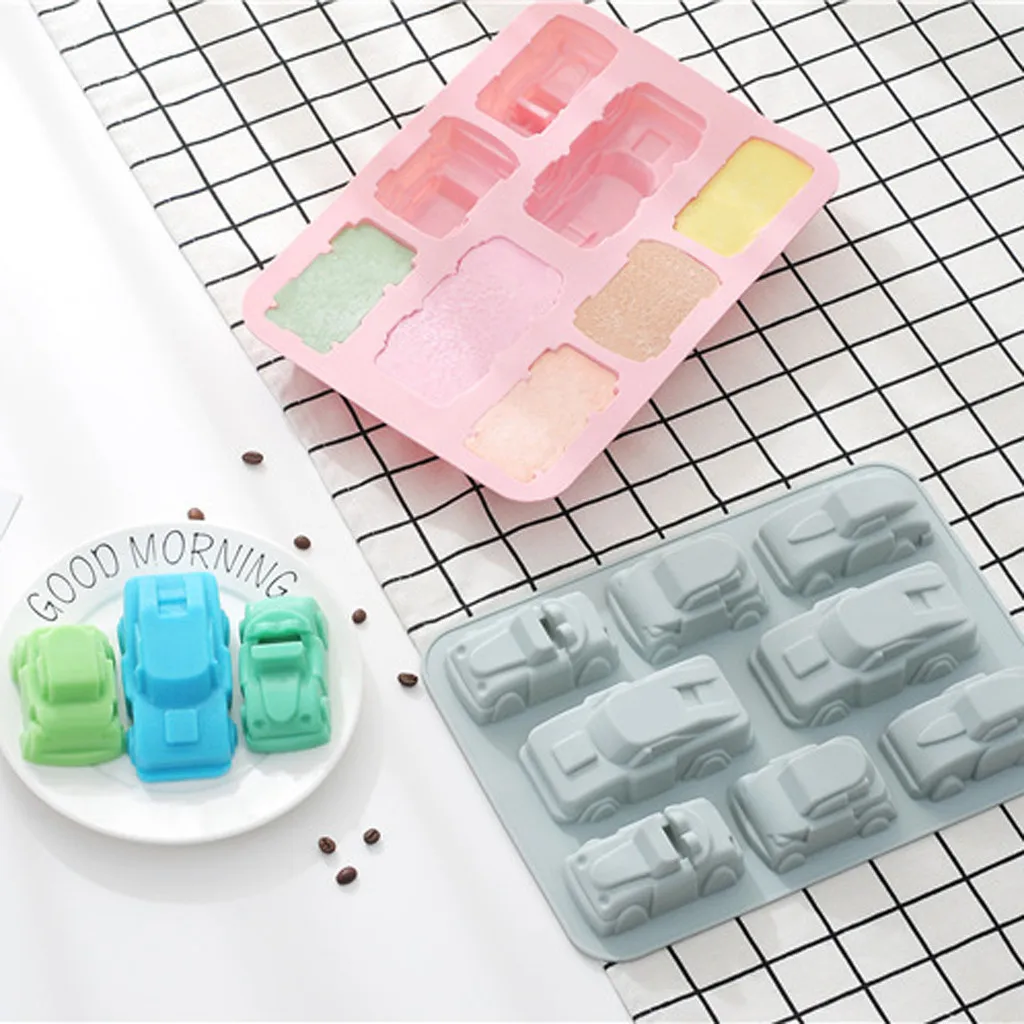 Автомобильная форма силиконовая для мыла 3D формы шоколада выпечки на день
