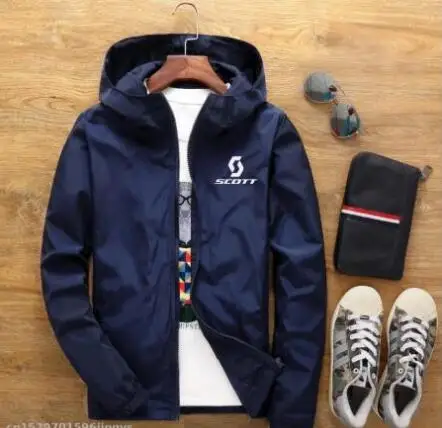 

New 2020 Jacket Windproof for SCOTT sport Jacket Riding Hooded Suit Windbreaker Sweatshirts Racing pilot zipper jacket