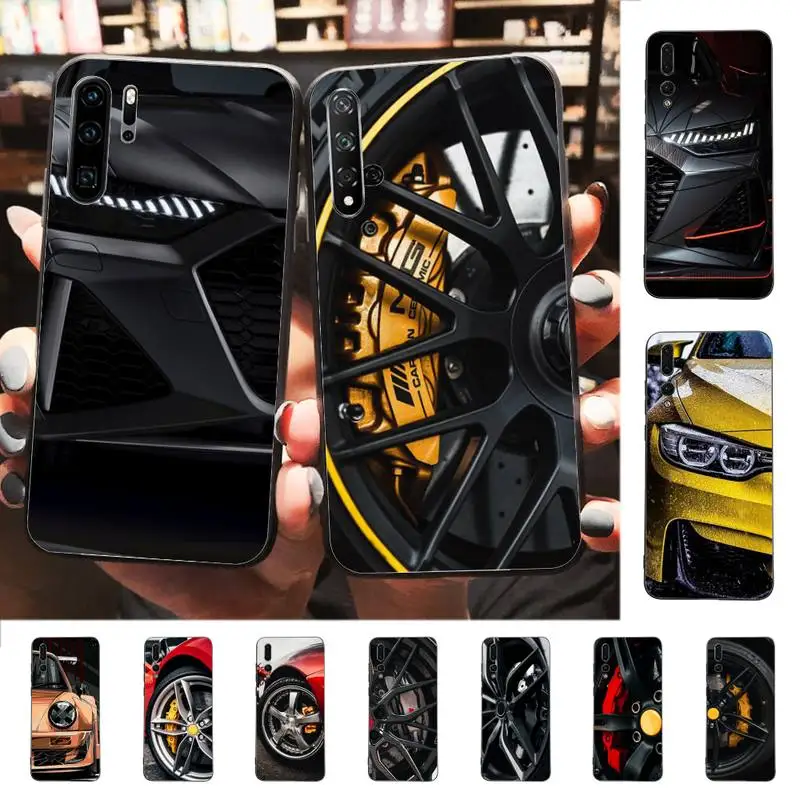 

Yinuoda Luxury Sports Car Tire Wheel Phone Case for Huawei P30 40 20 10 8 9 lite pro plus Psmart2019
