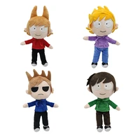 4pcsset eddsworld plush cartoon doll indoor home decoration soft stuffed toy christmas gift for kids