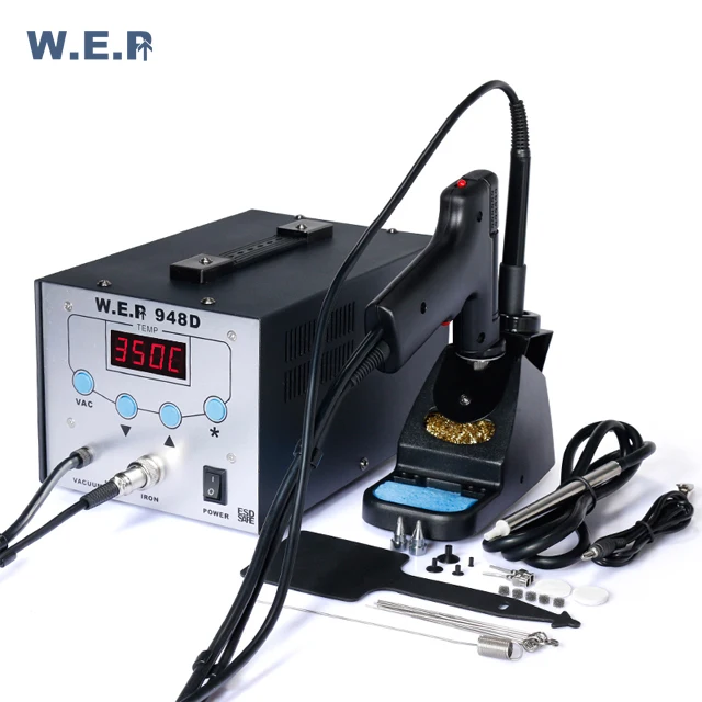 

WEP 948D upgrade version BGA repair machine soldering iron solder sucker Gun rework Station