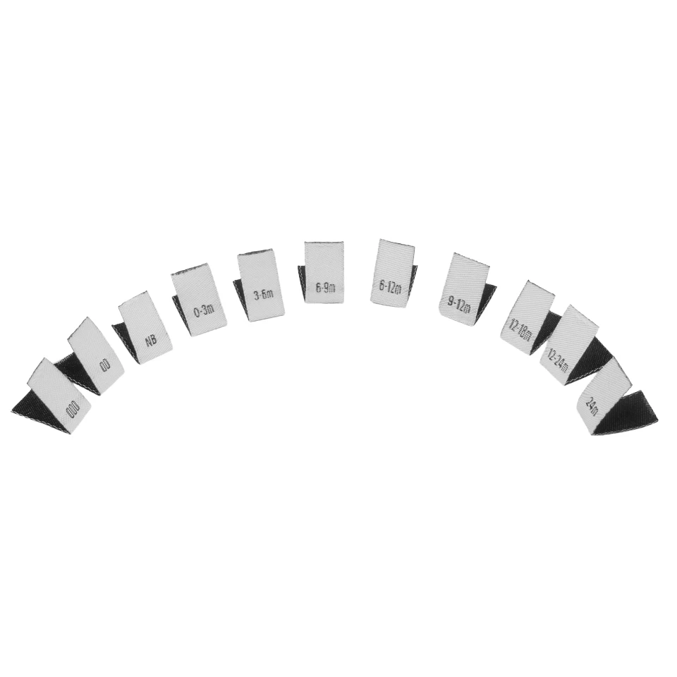 NB детская одежда размер этикетки разрезать и складывать новорожденные дети