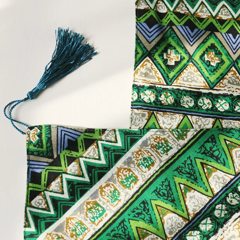 В юго-восточном азиатском стиле искусственный домашний декор зеленый стол флаг