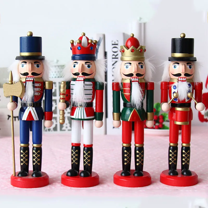 Лидер продаж 6 шт. деревянные ореховые крекеры орнамент Щелкунчик Фигурки