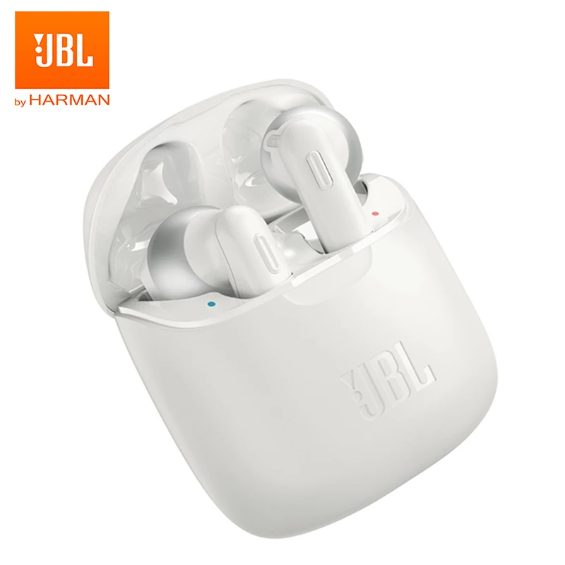 

JBL T220TWS Bluetooth Earphones True Wireless T220TWS Headphones Headset Stereo Earbuds Bass Sound with Mic Charging Case