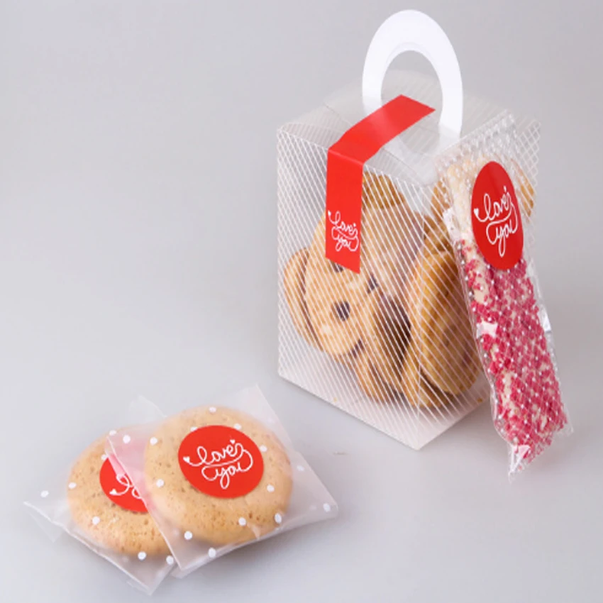 60pcs/lot Stickers Red Bottom 'love you' Sealing Valentine's Day Gifts Packing Decoration Label For Handmade Products |