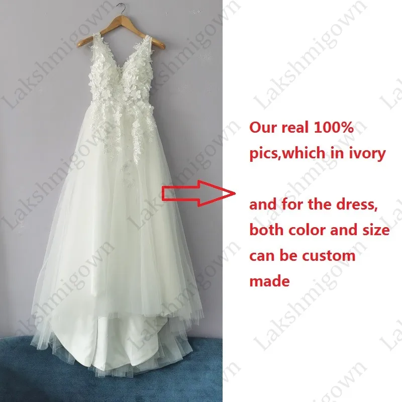 Lakshmigown Vintage Lace Boho Wedding Dress 2020 Vestidos de Boda Deep V Neck Sexy Bridal Dresses Sleeveless Open Back Floor | Свадьбы и