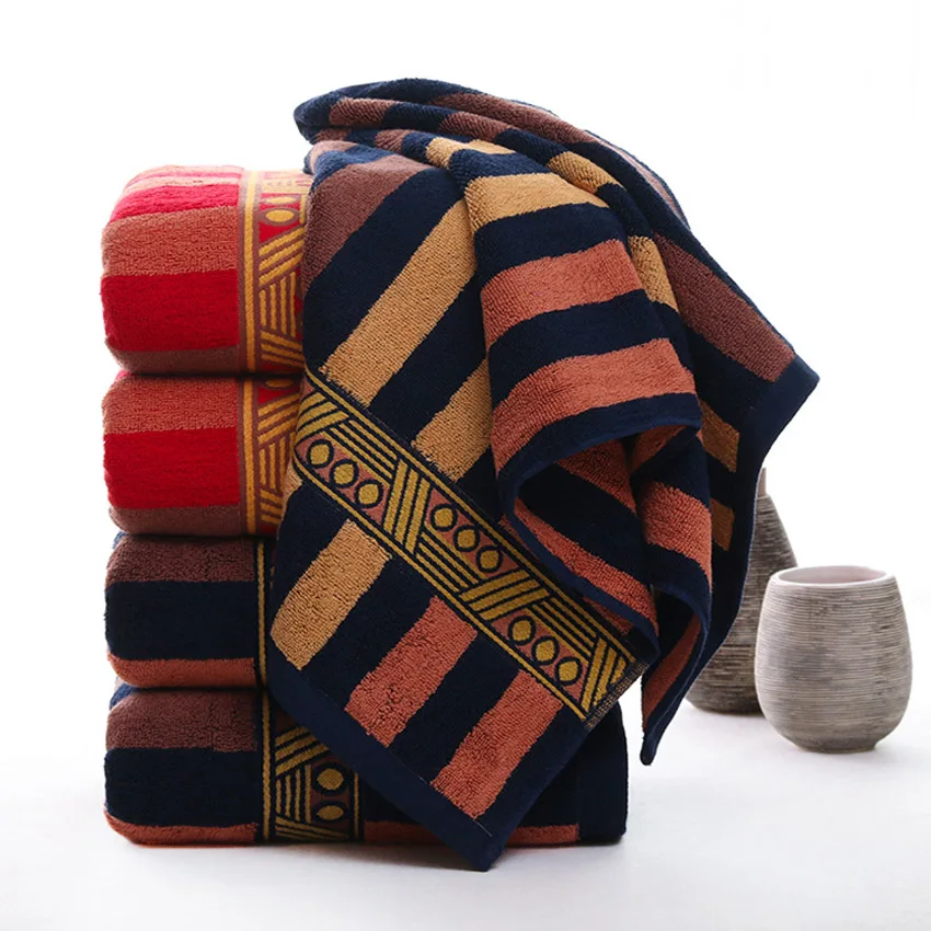 Набор полотенец для лица в крупную полоску толстое полотенце ванны спа спорта