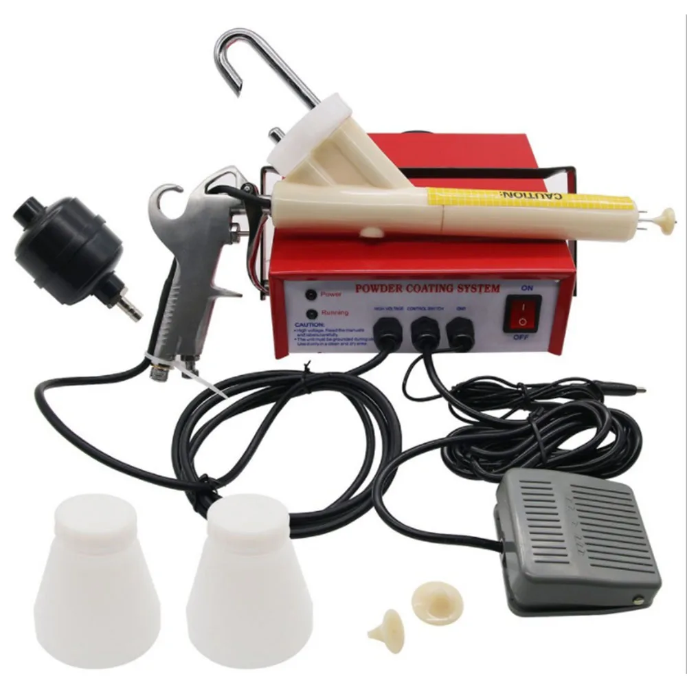 

110V/220V Electrostatic Spraying Machine Portable Plastic Powder Coating System Metal Workpiece Spray Machine 2 level adjustable