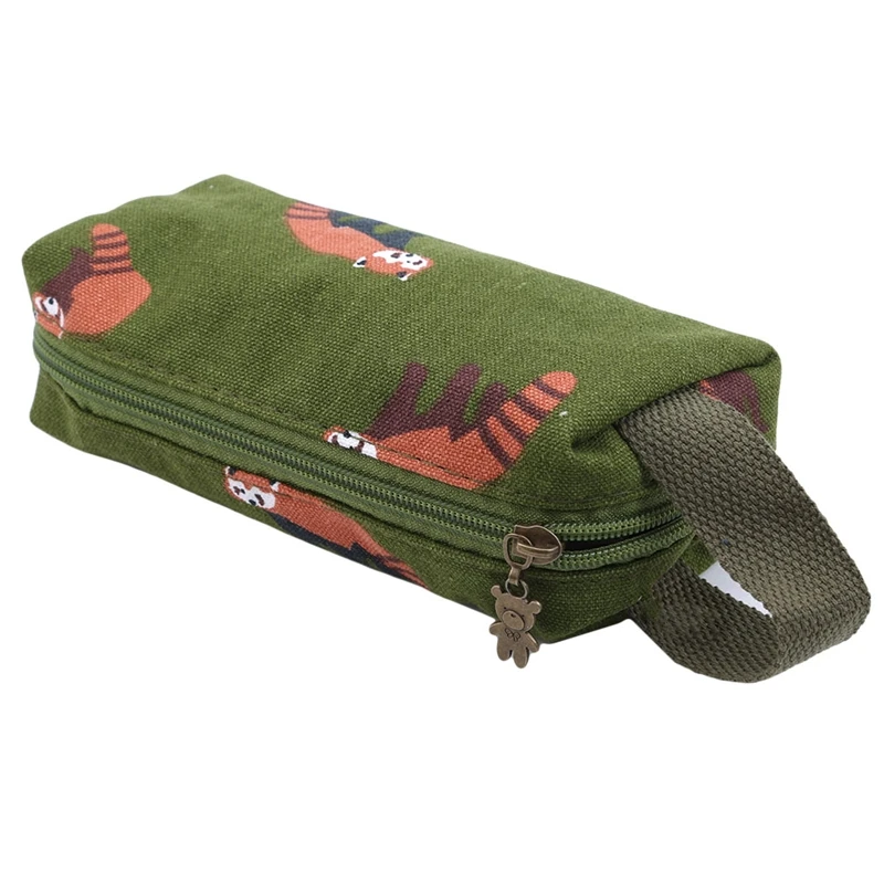 

Cool Wolf Print Cosmetic Cases Pencil Bag Teenager Boys Stationary Bag Children School Case Makeup Bags School
