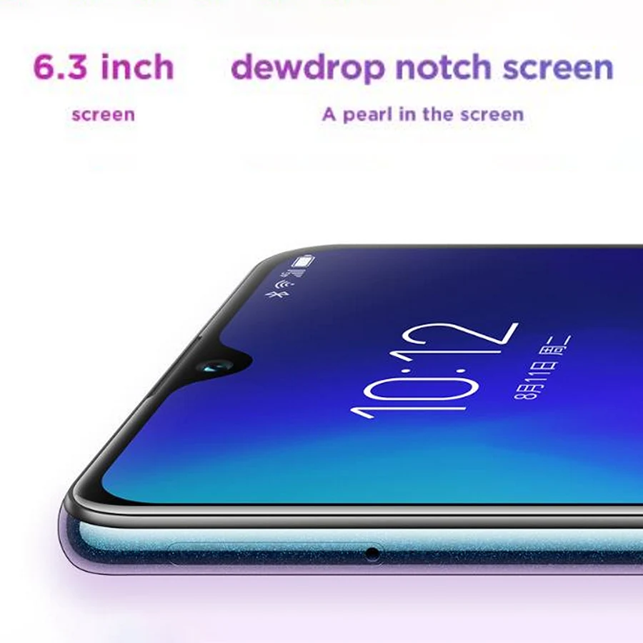 Глобальная версия Lenovo K10 Примечание 6 3 ''FHD 4/6 ГБ ОЗУ 64 Гб/128 ROM Dewdrop экран 4050 мАч