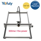 Лазерный гравировальный станок для металла, 15 Вт, 1*1 м