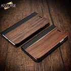 Чехол KISSCASE из бамбукового дерева для iPhone 11 Pro Max 11 Pro 11 Pro 11, кожаный чехол-бумажник для iPhone XR X XS Max 6 7 8 Plus, чехол-книжка