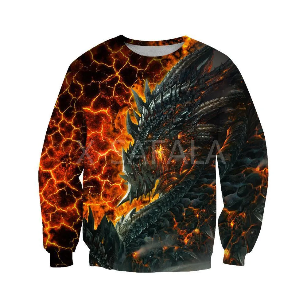 

3D Fire Lightning Dragon Lava 3D All Print Hoodie Man Women Harajuku Outwear Zipper Pullover Sweatshirt Casual Unisex Jacket