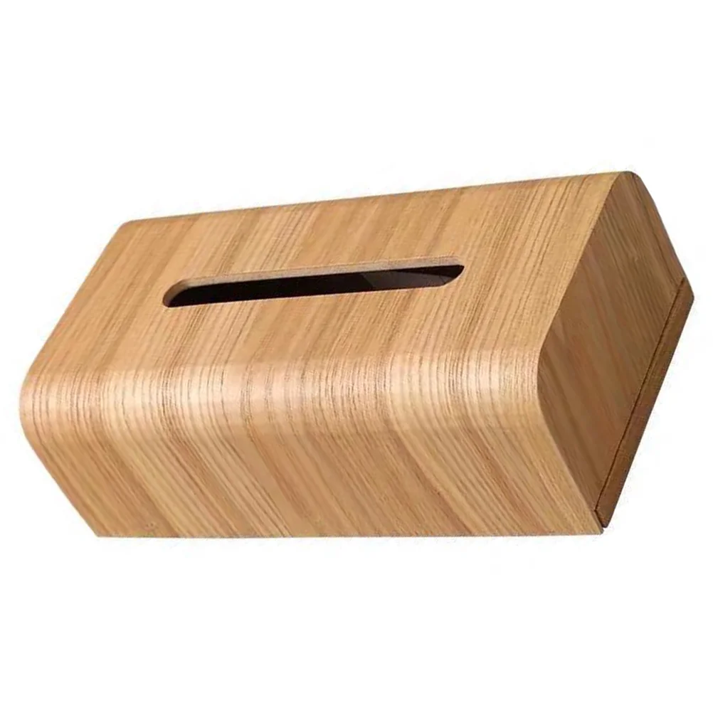 

1 Pc Japanese Style Tissue Box Wooden Tissue Case Household Tissue Storage Box