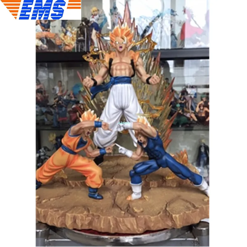 16 дюймовая статуя Dragon Ball Z бюст Super Saiyan Gogeta полноразмерный портрет Сон Гоку Вегета