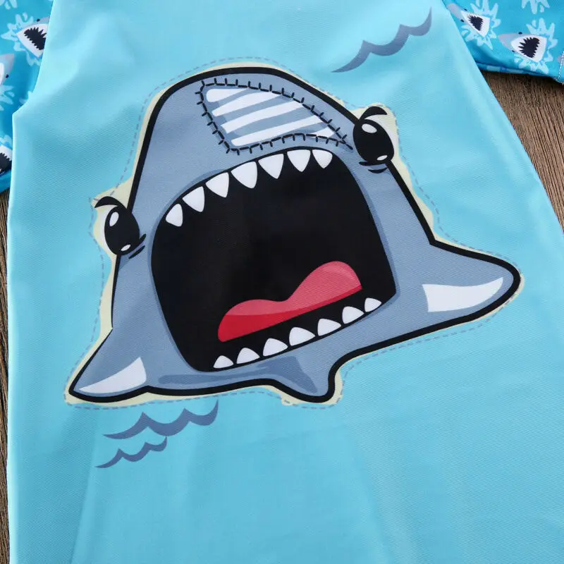 2020 модный трендовый цельный купальник для маленьких мальчиков Милый Летний