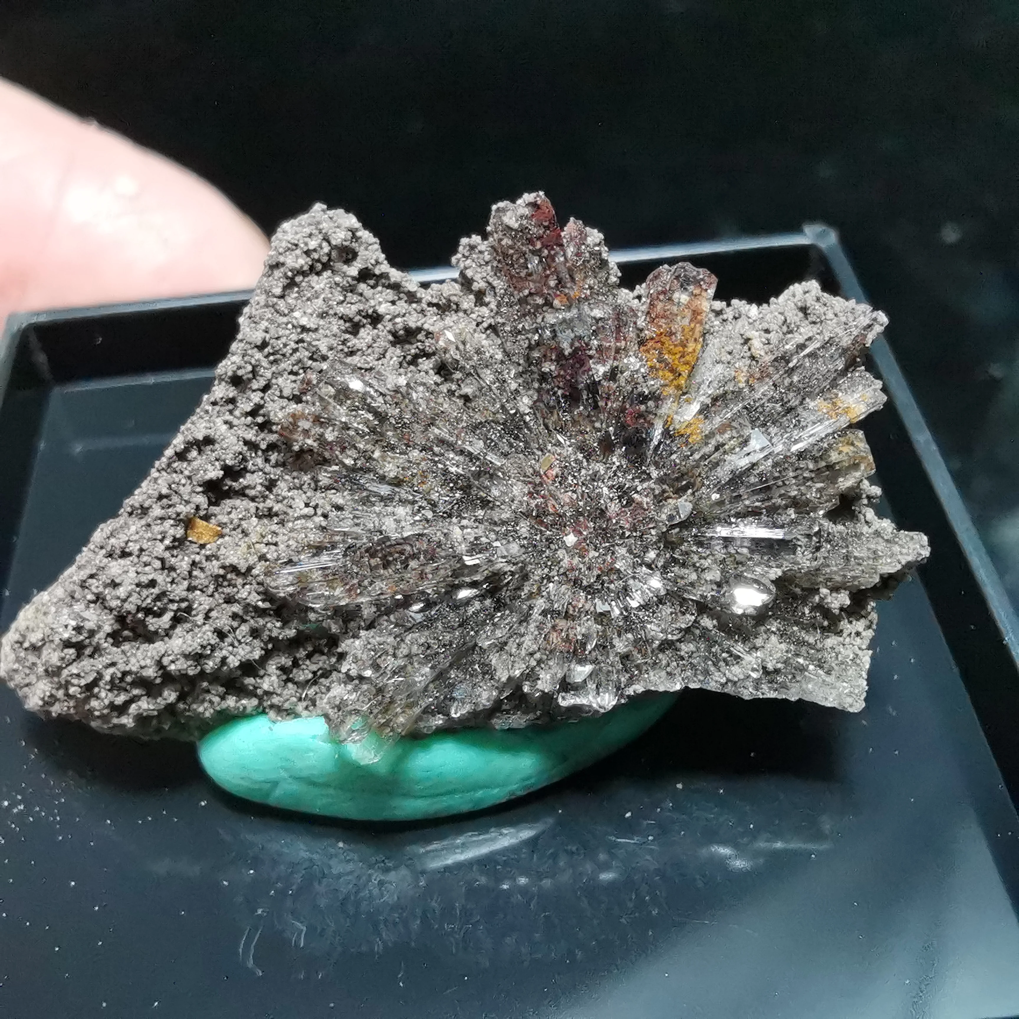 

Натуральный высокого качества фторид алюминия ангидрита и флюоритовая, Хрустальная с украшением в виде кристаллов исцеления энергии декор...