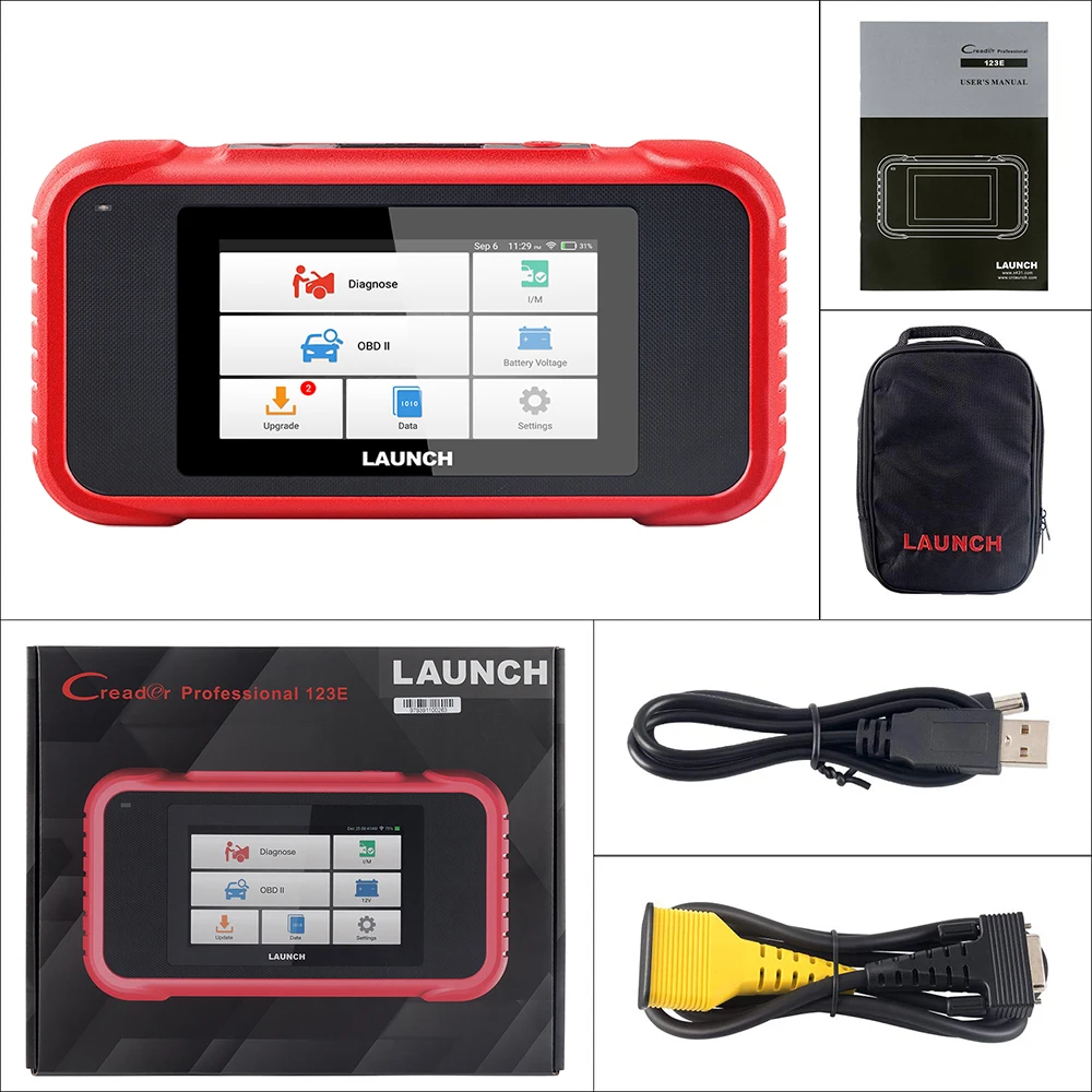 

Lifetime free update Launch X431 Code Reader Diagnostic CRP123E Support Engine & ABS xxbag SRS & Transmission Test