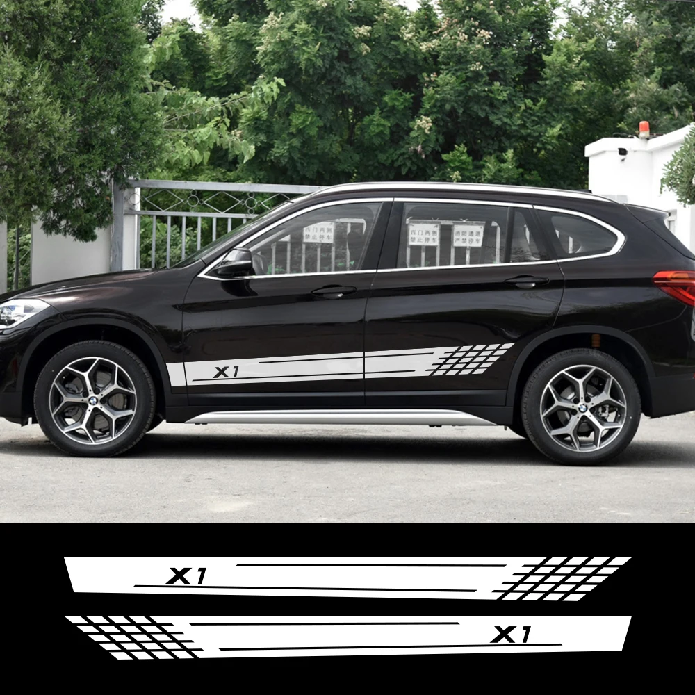 Наклейки на автомобиль 2 шт. стильное украшение автомобильные боковые полосы