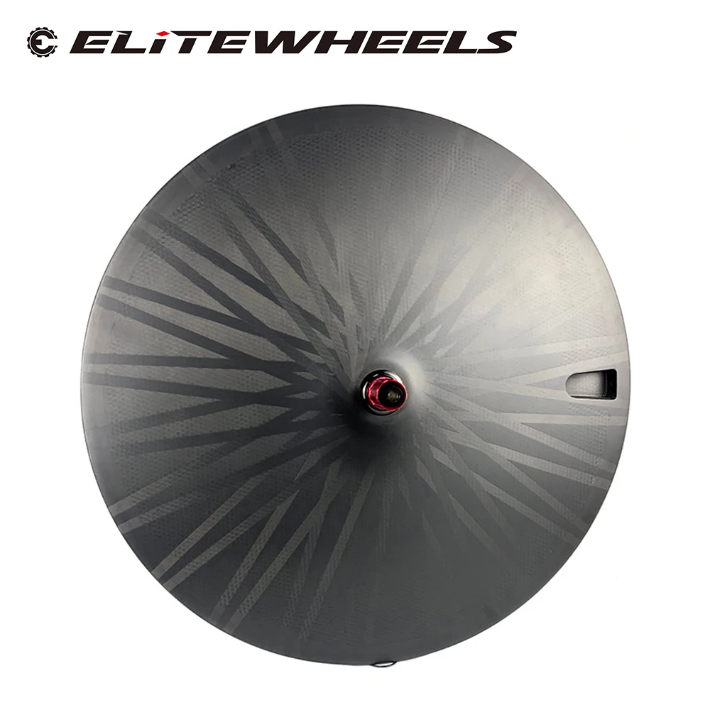 Колеса ELITEWHEELS Триатлон диск карбоновая колесная система фиксированная передача