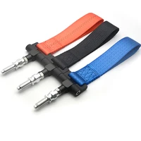 universal racing tow strap towing hook rope for bmw european car auto trailer ring blueredblack