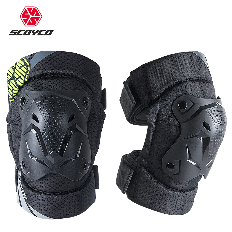 

Scoyco Anti-Fall Motorcycle Knee Pads Protective Gear Equipment PP Shell Knee Protector MotorcycleOutdoor Sports Kneepads