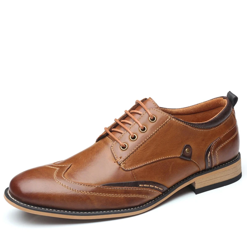 Мужские классические туфли ZFTL деловые повседневные из натуральной кожи на