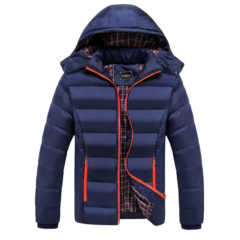 

Men's Hooded Padded Clothes Winter New Style Cold Protection Oversize Parkas Hoodie European American Men Padded Coat Size M-6XL