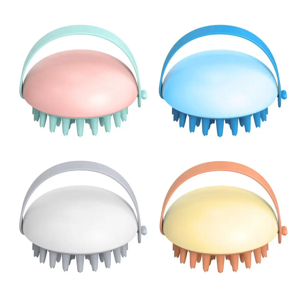 

1PC Silicone Shampoo Scalp Hair Massager Portable Lazy Shampoo Bath Massage Brush Comb Handheld Scalp Meridian Massage Brush
