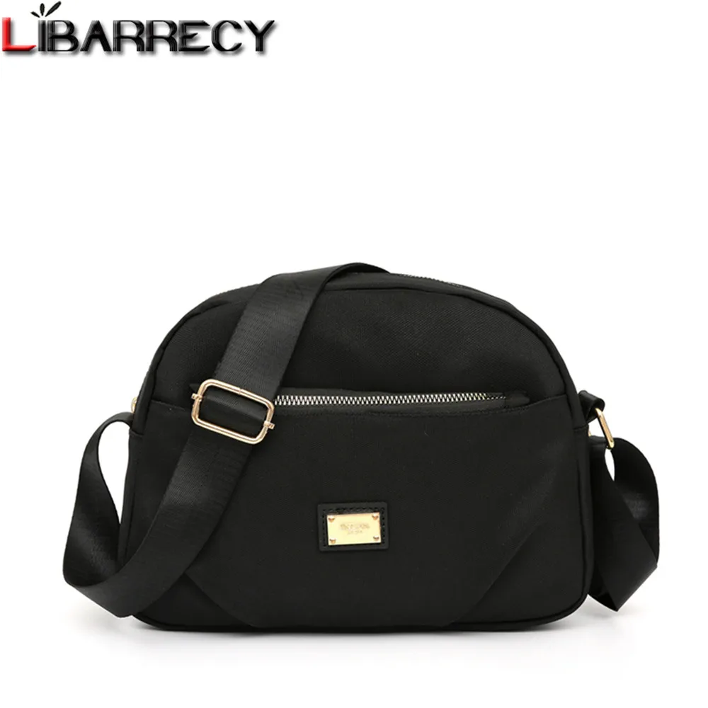 

Casual Solid Color Design Ladies Shoulder Bags High Quality Nylon Women Crossbody Bag New Multifunctional Travel Bags Female Bag