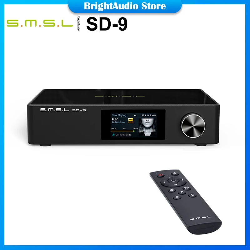 SMSL SD-9 SD9 MQA Full Decoding Bluetooth Digital Player support Streaming Playback of DLNA Airplay Network Desktop Player