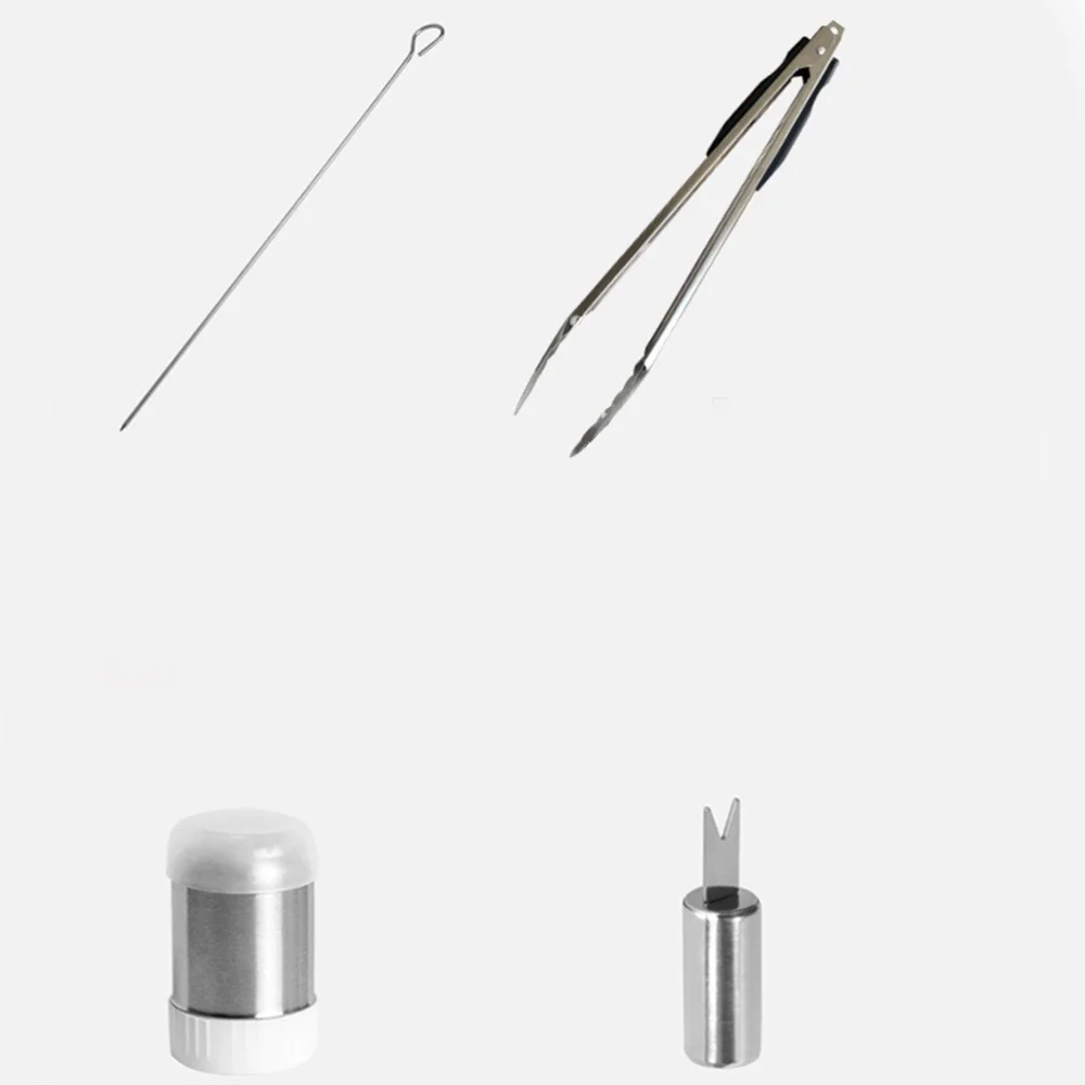 

1 Set of 28pcs Outdoor Barbecue Tools Stainless Steel Tools with Bag