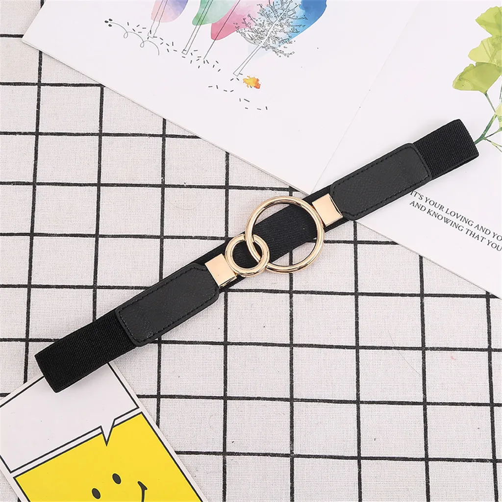 Женский модный трендовый ремень узкие эластичные ремни для платьев тонкий