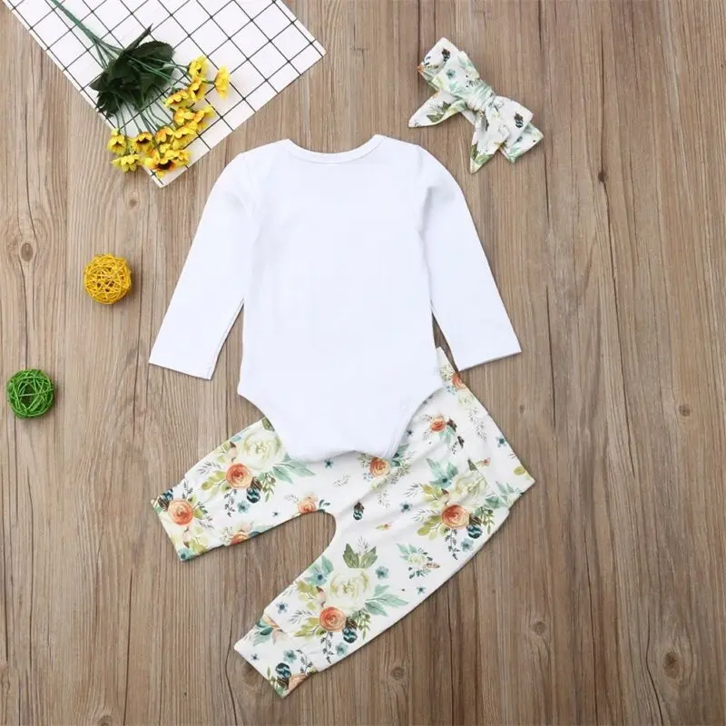2019 брендовая одежда для новорожденных маленьких девочек с цветочным рисунком