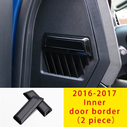 

For Ford F-150 16-19 chrome Inner door border logo molding trim 2pcs