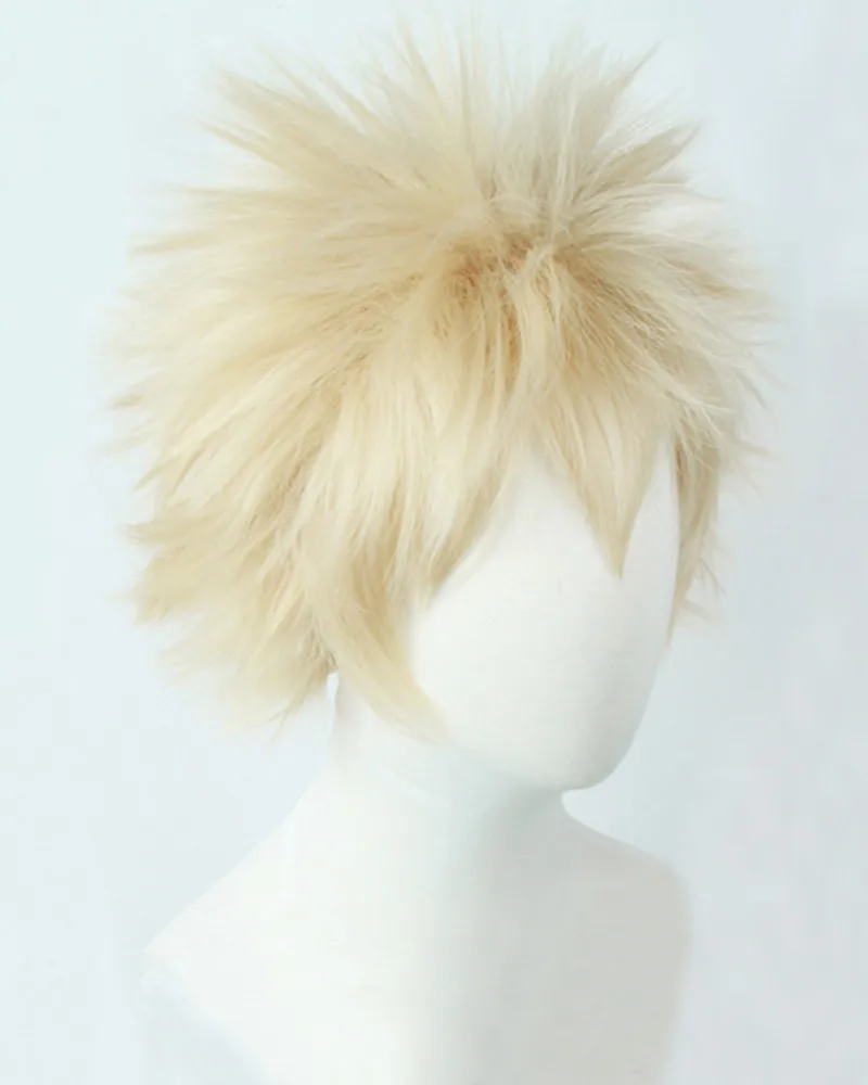 My Boku no Hero Academy Bakugou Katsuki Bakugo короткий льняной светлый жароустойчивый косплей