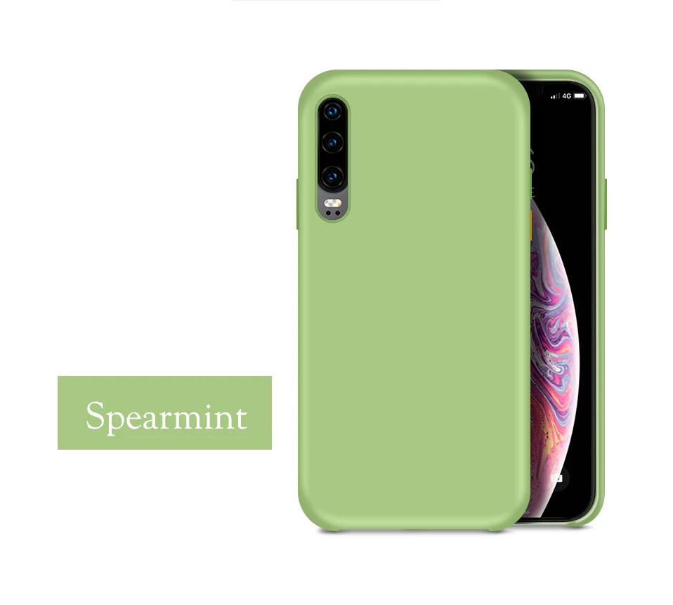 Жидкий силиконовый чехол для huawei P30 Lite, чехол, накладка из микрофибры, чехол для huawei P20 Lite P30 Pro mate 20 Lite Honor 20 10i