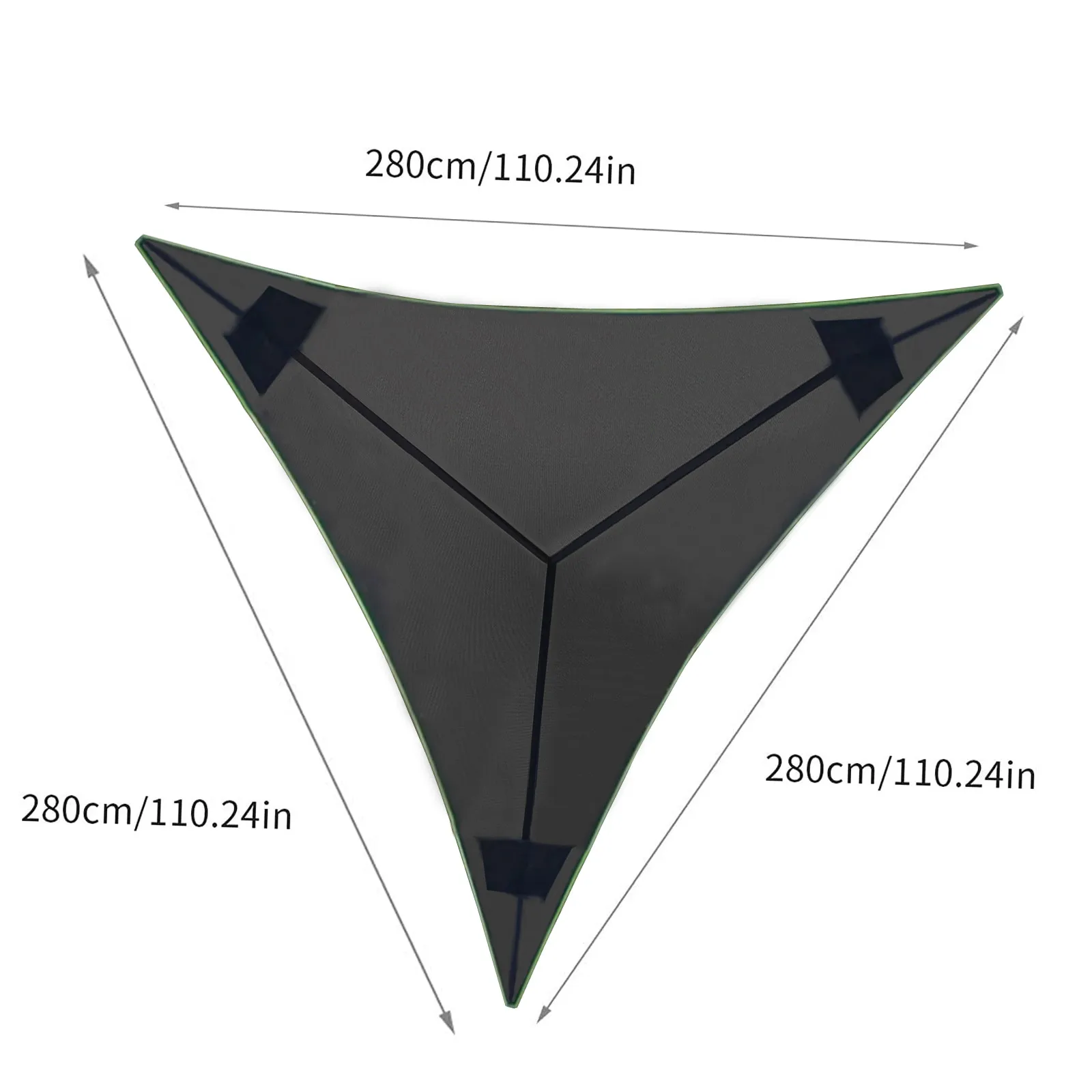 

280/400cm Revolutionary Giant Aerial Camping Hammock Multi Person Triangle Travel Camping Sleeping Swing Bed Outdoor Hammock