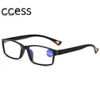 TR90 ультра-светильник, анти-синие очки для чтения, для мужчин и женщин, анти-синий светильник, дальнозоркие очки для дальнозоркости + 1 + 1,5 + 2 + 2,5 + 3 + 3,5 + 4