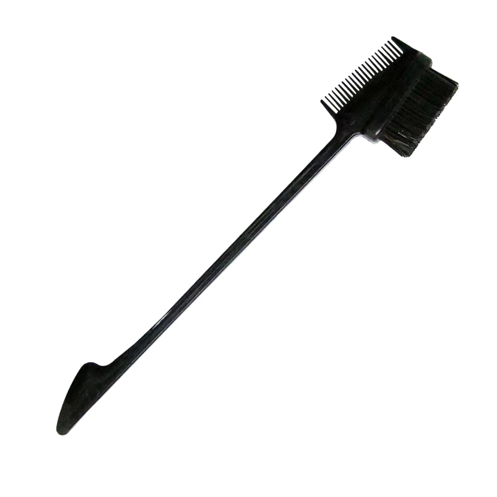 Гребень для бровей и ресниц с антистатическим покрытием для создания идеальной формы и обрезки волос. Двусторонняя щетка для управления стилем.