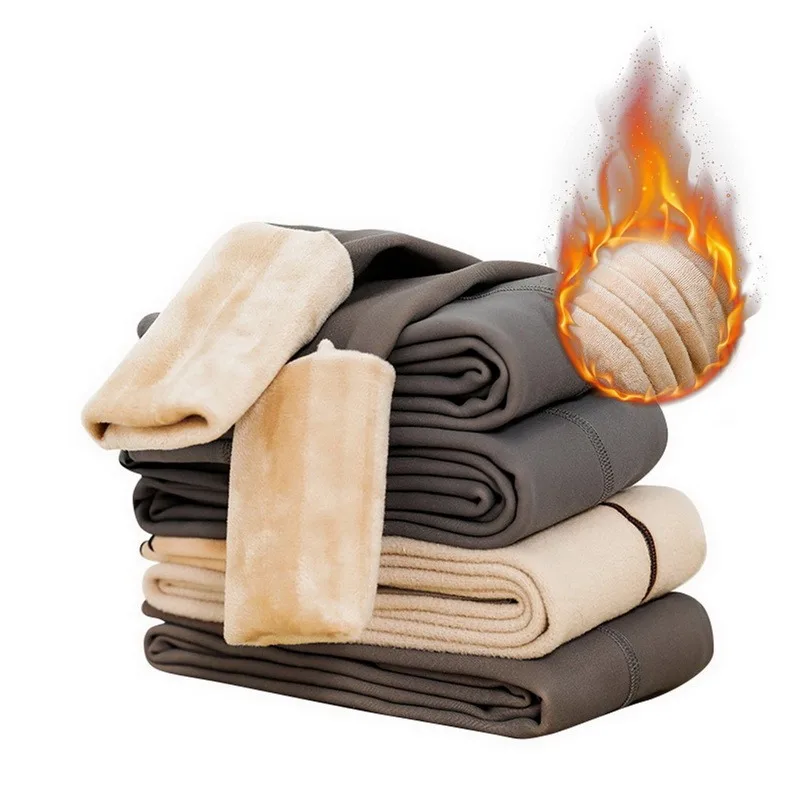 Женские зимние леггинсы с подкладкой и высокой талией 2 шт. |