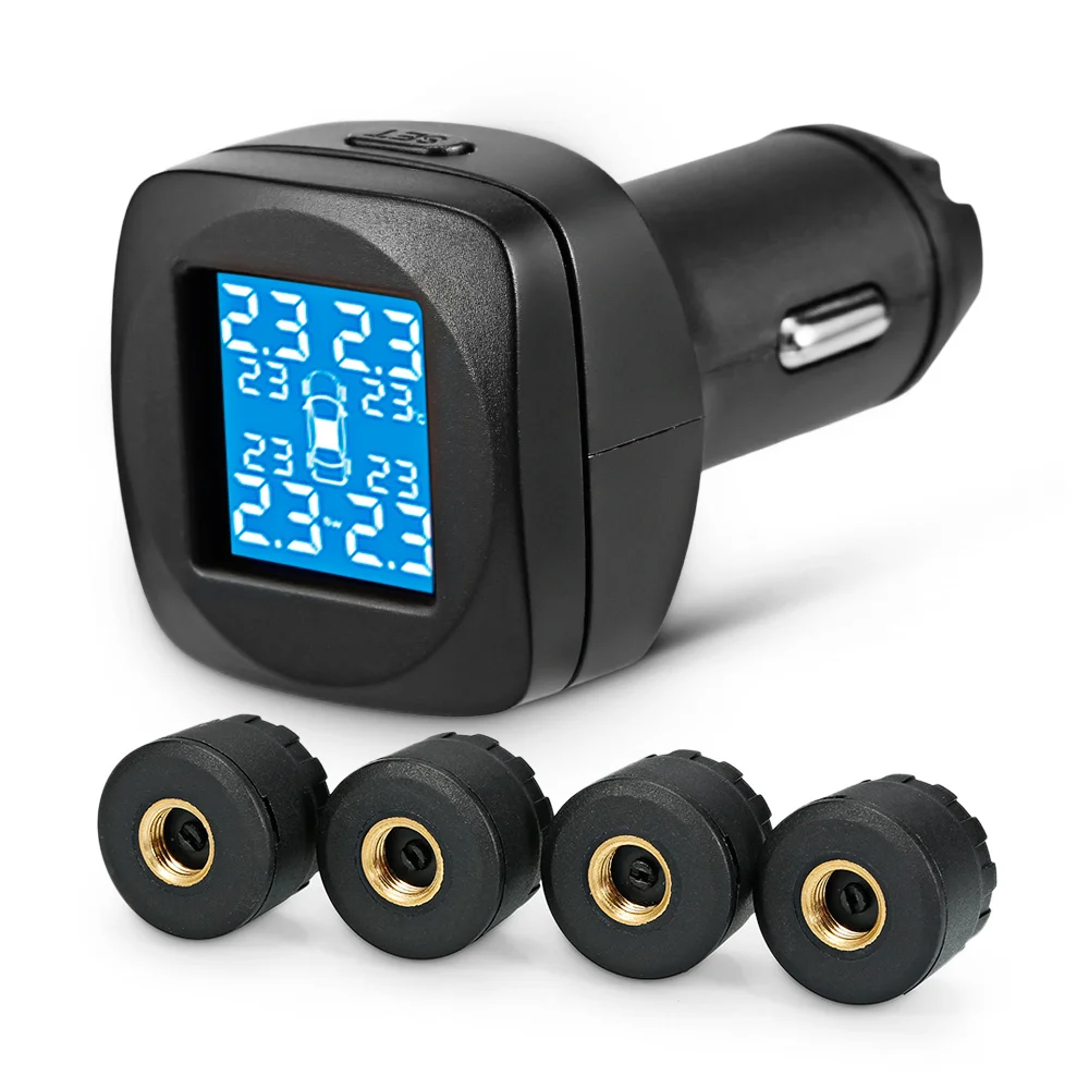 Автомобильная система контроля давления в шинах прикуриватель автомобильная TPMS